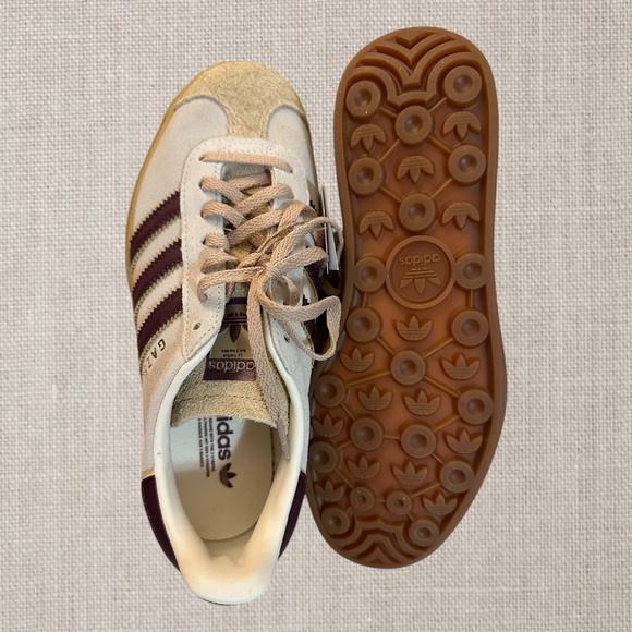 GAZELLE BOLD W CREAM WHITE/MAROON/BEIGE - Picture 6 of 8